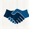 Icono de handshake para oportunidades de partnership
