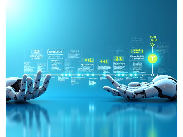 Gráfico interactivo mostrando la evolución del SEO desde sus inicios hasta la era de la IA, con hitos como actualizaciones de algoritmos de Google y el surgimiento de herramientas de IA.